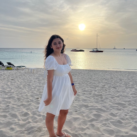 Amazon White Summer Dress - Picture 2 of 3